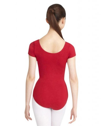 Short Sleeve Leotard Royal $20.36 Tops