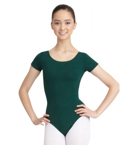 Short Sleeve Leotard Royal $20.36 Tops