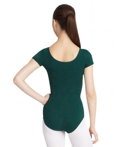 Short Sleeve Leotard Royal $20.36 Tops