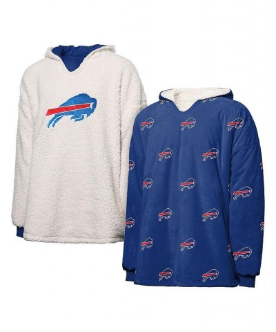 Women's Buffalo Bills Repeat Print Reversible Hoodeez Royal $36.08 Sweatshirts