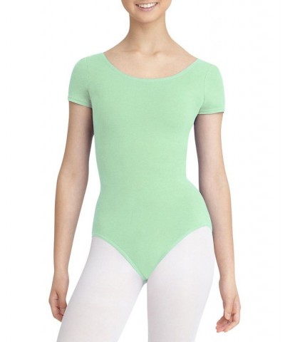 Short Sleeve Leotard Royal $20.36 Tops