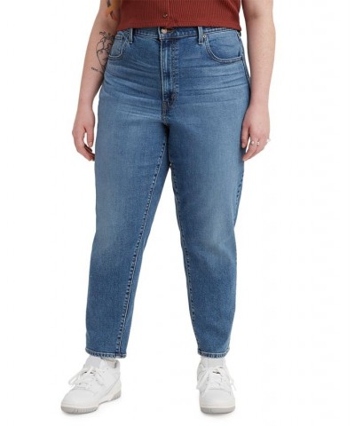 Trendy Plus Size Women's High-Waisted Mom Jeans Thats Her $34.40 Jeans