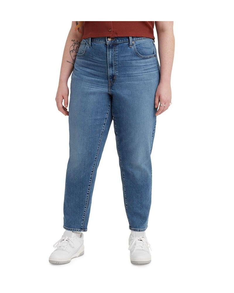 Trendy Plus Size Women's High-Waisted Mom Jeans Thats Her $34.40 Jeans