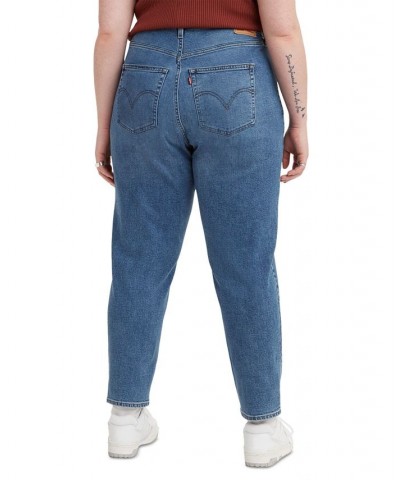 Trendy Plus Size Women's High-Waisted Mom Jeans Thats Her $34.40 Jeans