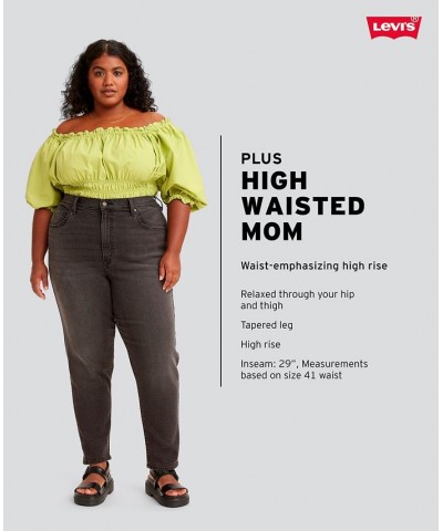 Trendy Plus Size Women's High-Waisted Mom Jeans Thats Her $34.40 Jeans