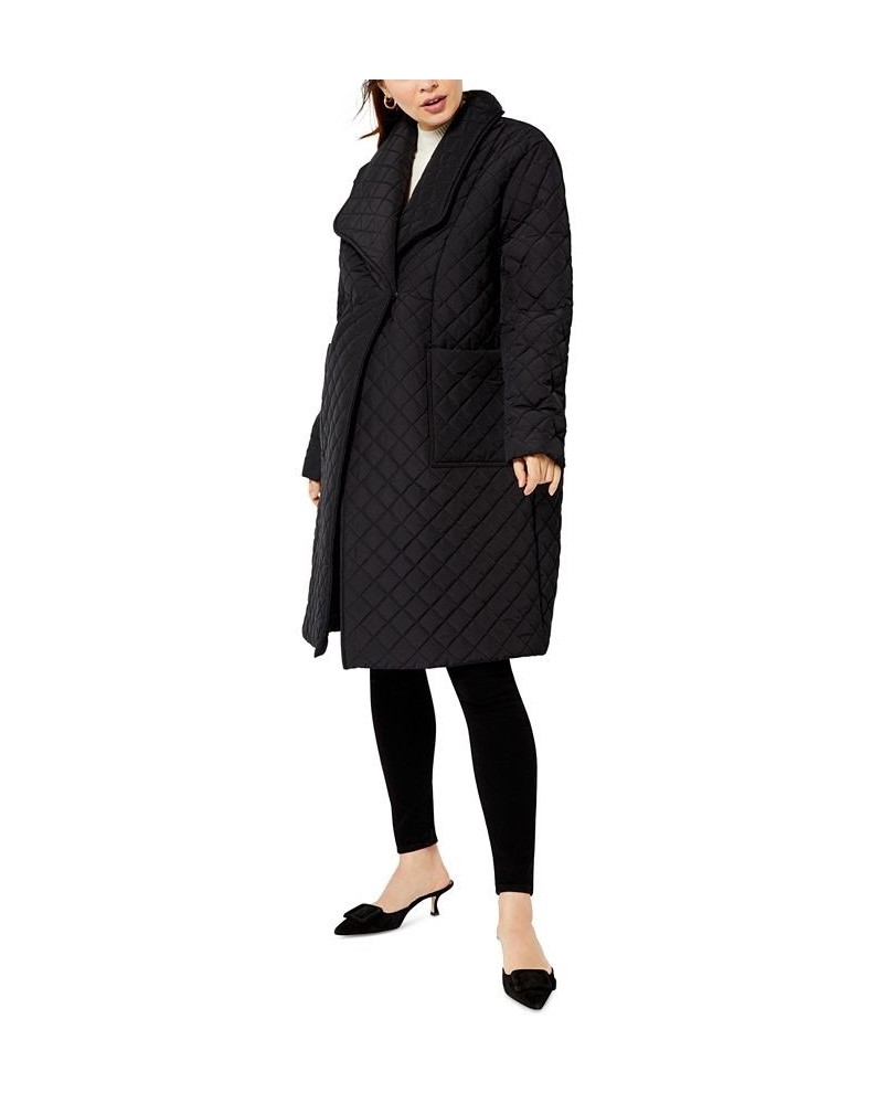 Quilted Puffer Maternity Jacket Black $77.28 Jackets