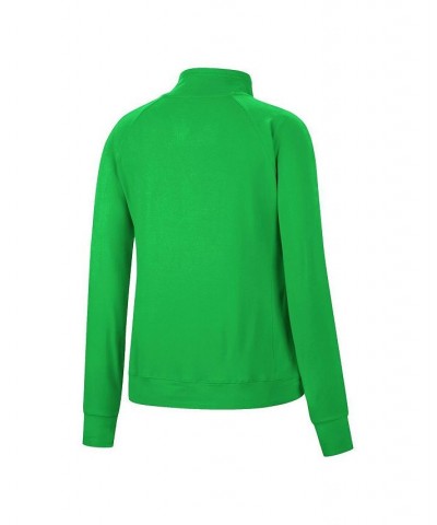 Women's Kelly Green Marshall Thundering Herd Kipling Raglan Quarter-Snap Top Kelly Green $28.04 Tops