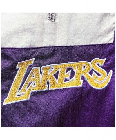 Women's Purple Los Angeles Lakers Half-Zip Windbreaker 2.0 Hoodie Purple $51.60 Jackets