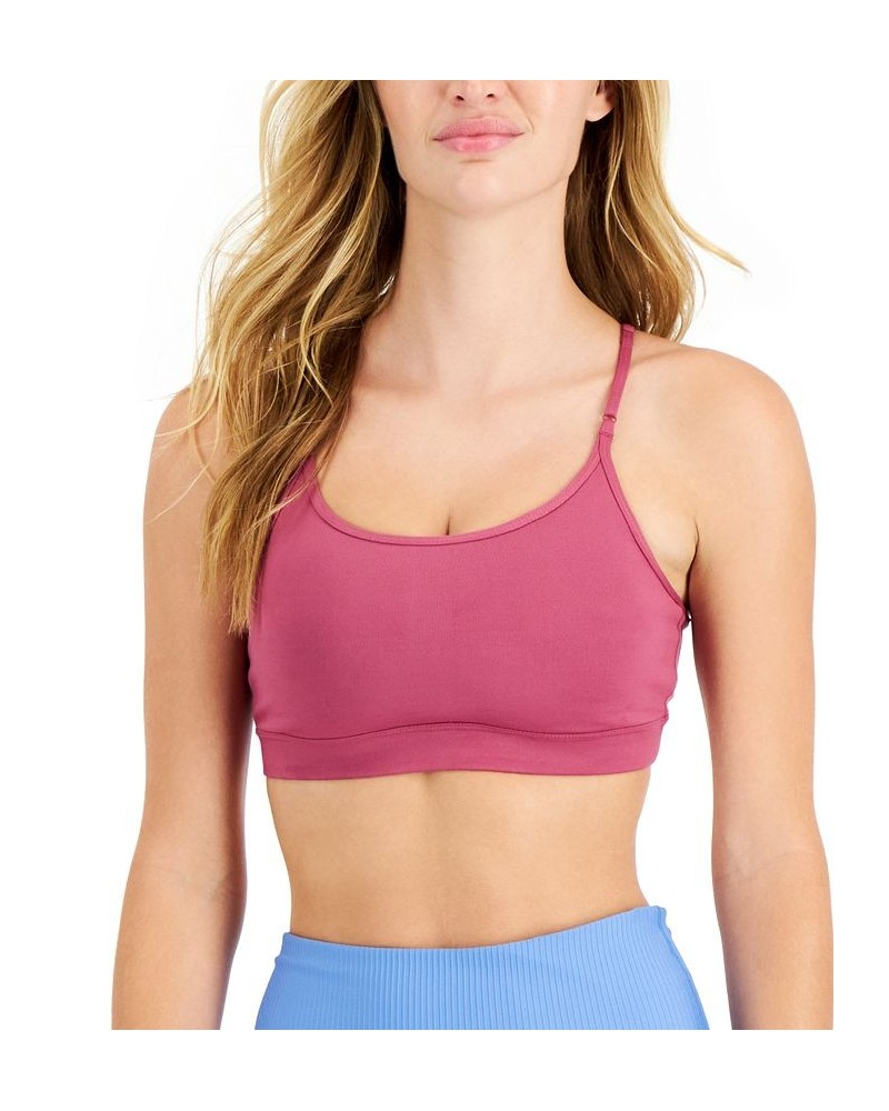 Women's Butter French Cardigan Sports Bra & 7/8 Leggings Violet Quartz $14.88 Hosiery