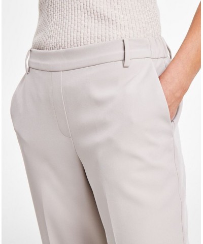 Women's Pull-On Wide-Leg Pants Gray $20.59 Pants