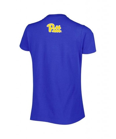 Women's Royal Pitt Panthers Hail Pitt T-shirt Royal $16.80 Tops