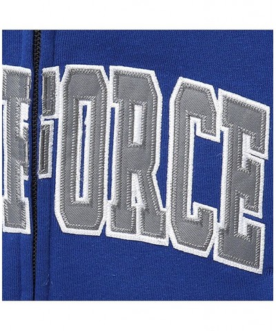 Women's Stadium Athletic Royal Air Force Falcons Arched Name Full-Zip Hoodie Royal $33.79 Sweatshirts