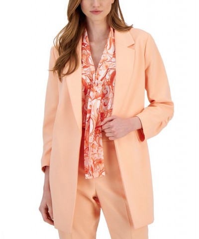 Women's ASL Blazer Blouse and Pants Peach $48.05 Pants