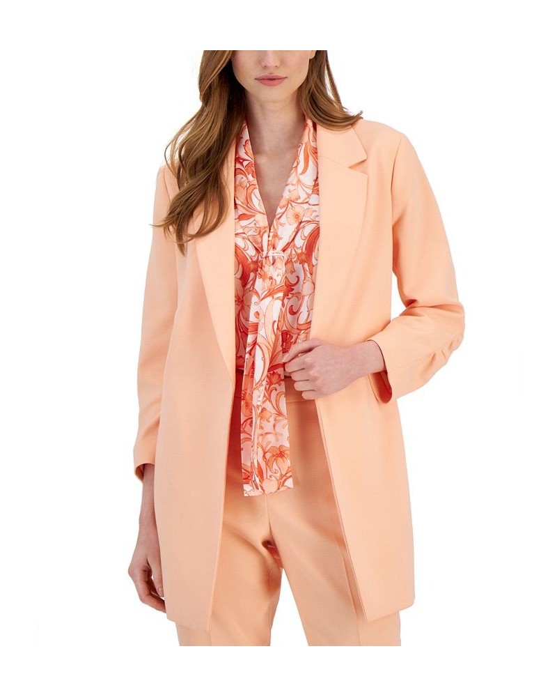 Women's ASL Blazer Blouse and Pants Peach $48.05 Pants