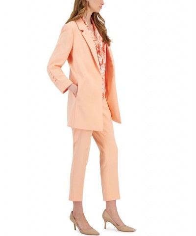 Women's ASL Blazer Blouse and Pants Peach $48.05 Pants