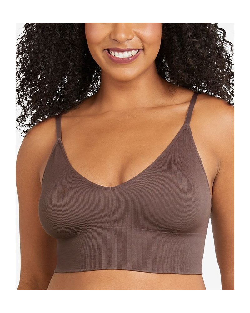 Women's Pure Comfort Feel Good Seamless Brami DM2302 Sparrow Brown $15.11 Bras