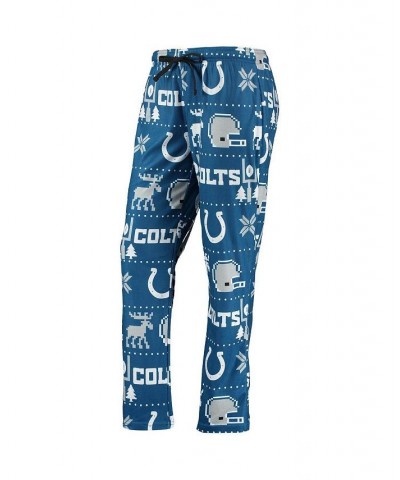 Women's Royal Indianapolis Colts Ugly Pajamas Set Royal $35.69 Pajama