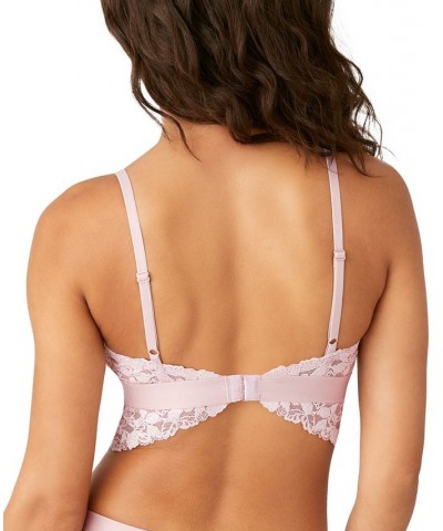 Women's Opening Act Lacey Sheer Lingerie Bralette 910227 Pink $19.68 Bras