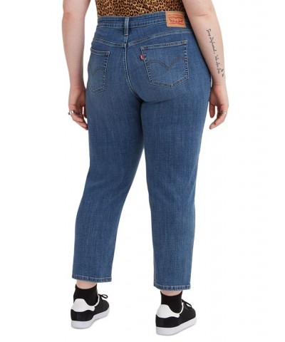 Trendy Plus Size Boyfriend Jeans Lapis Holiday $32.20 Jeans