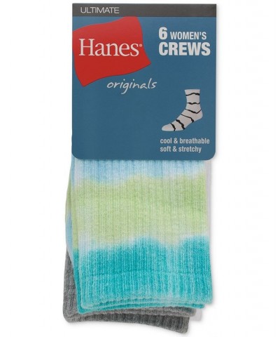 Women's 6-Pk. Originals Ultimate Crew Socks Gray $17.39 Socks