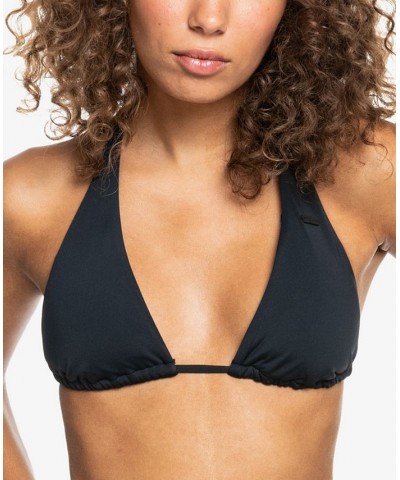 Juniors' Beach Classics Tiki Bikini Top Black $27.50 Swimsuits