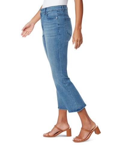 Women's Gloria Vanderbilt x Christian Siriano Chrissie Cropped Flare-Leg Jeans Gray $23.98 Jeans