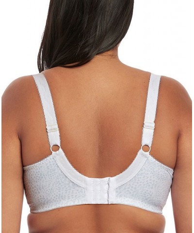 Full Figure Morgan Banded Underwire Stretch Lace Bra EL4110 Online Only White $31.60 Bras