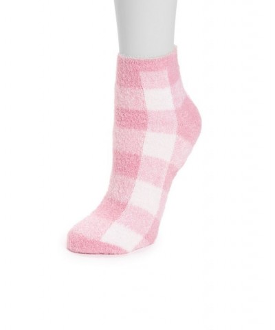 Women's Aloe Infused Socks and Headband Set 2 Piece Pink $17.34 Socks