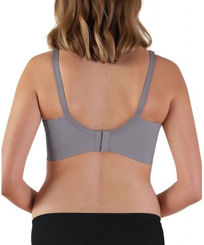 Women's Body Silk Seamless Nursing Bra Gray $21.67 Bras