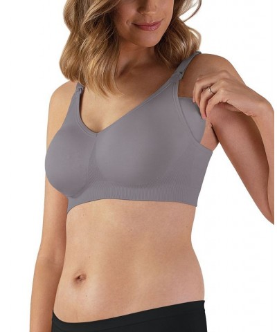 Women's Body Silk Seamless Nursing Bra Gray $21.67 Bras