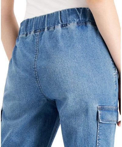 Juniors' Utility Jogger Pants Medium Wash $11.60 Jeans