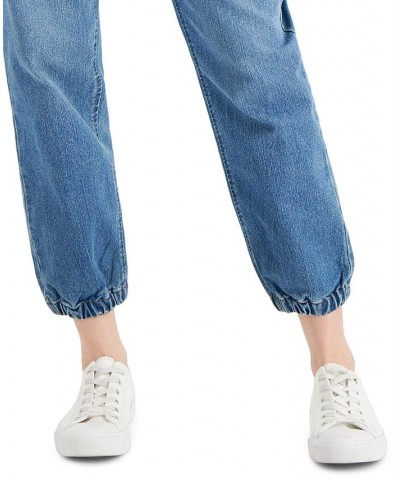 Juniors' Utility Jogger Pants Medium Wash $11.60 Jeans