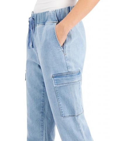 Juniors' Utility Jogger Pants Medium Wash $11.60 Jeans