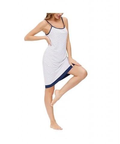 Women's Strappy Chemise Blue $20.80 Sleepwear