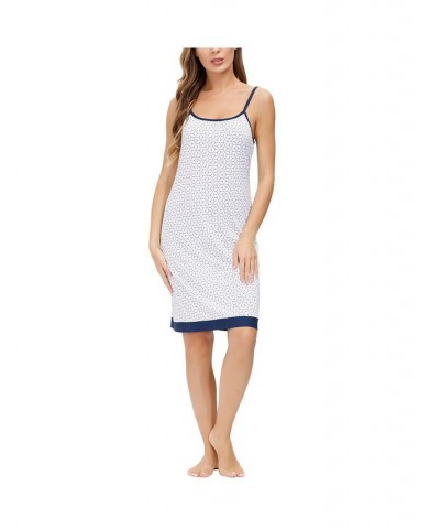 Women's Strappy Chemise Blue $20.80 Sleepwear