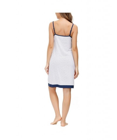 Women's Strappy Chemise Blue $20.80 Sleepwear