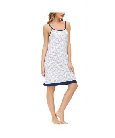 Women's Strappy Chemise Blue $20.80 Sleepwear