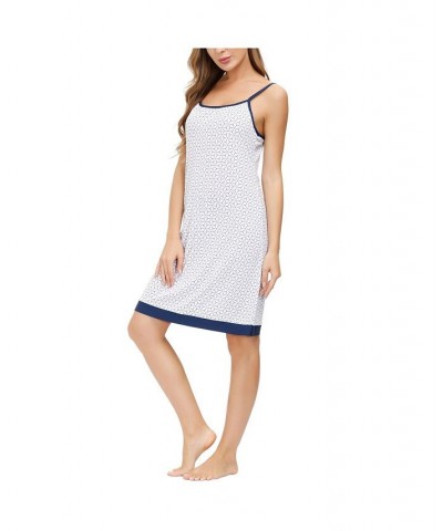 Women's Strappy Chemise Blue $20.80 Sleepwear