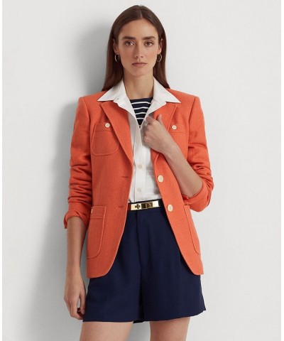 Petite Two-Button Blazer Peach $56.13 Jackets