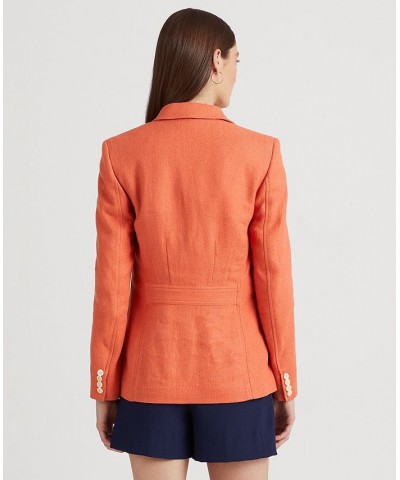 Petite Two-Button Blazer Peach $56.13 Jackets