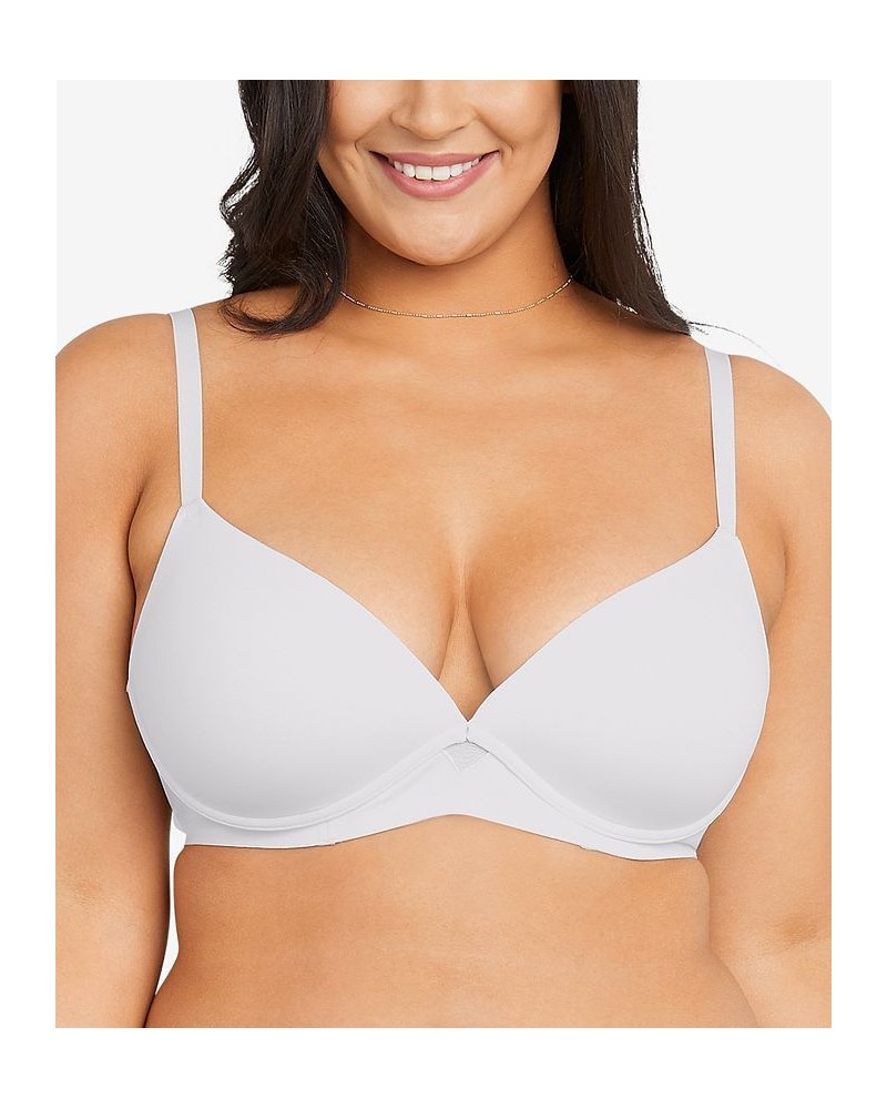 Women's One Fab Fit Wireless Demi Bra DM2301 White $13.33 Bras