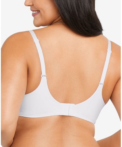 Women's One Fab Fit Wireless Demi Bra DM2301 White $13.33 Bras