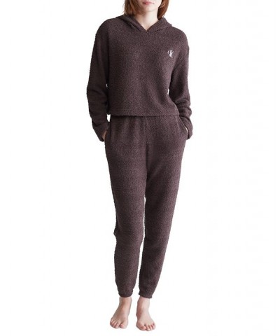 Women's Sweater Jogger Pants QS6990 Gray $35.36 Sleepwear