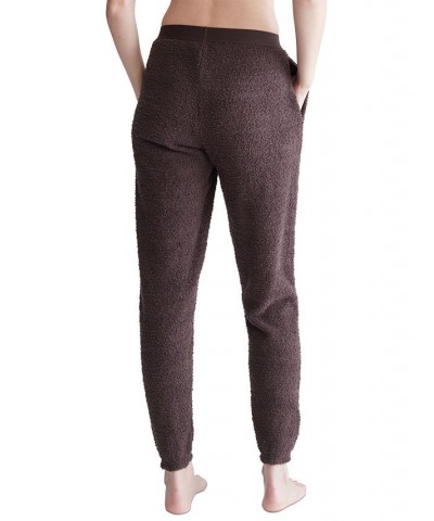 Women's Sweater Jogger Pants QS6990 Gray $35.36 Sleepwear