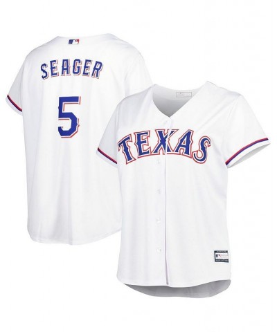 Women's Corey Seager White Texas Rangers Plus Size Replica Player Jersey White $35.20 Jersey