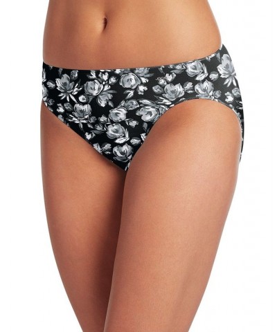 Women's No Panty Line Promise Bikini Underwear 1370 Midnight Poppy $8.45 Panty