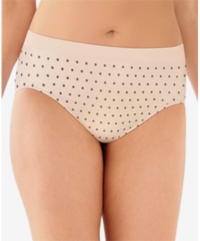 One Smooth U All-Over Smoothing Hi Cut Brief Underwear 2362 Blushing Pink Dot $8.42 Panty