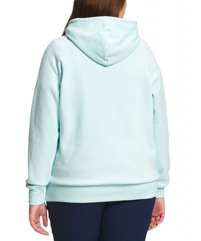 Women's Plus Size Half Dome Logo Hoodie Skylight Blue/tnf White $30.75 Sweatshirts