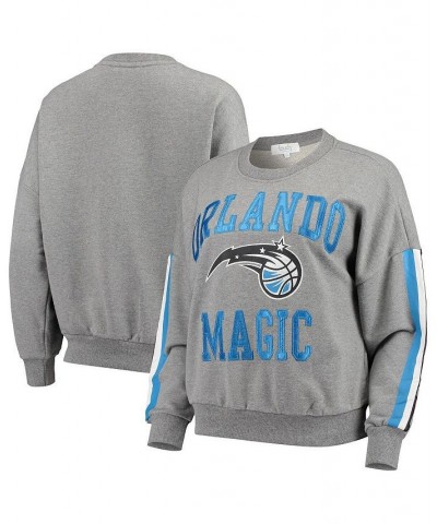 Women's by Alyssa Milano Gray Orlando Magic Slouchy Rookie Pullover Sweatshirt Gray $31.74 Sweatshirts