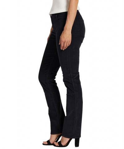 Women's Ruby Mid Rise Straight Leg Pants Black $45.76 Pants